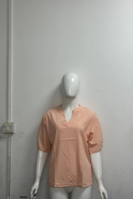Summer Short-sleeved Chiffon Shirt New V-neck Shirt Women's Casual Versatile Clothing