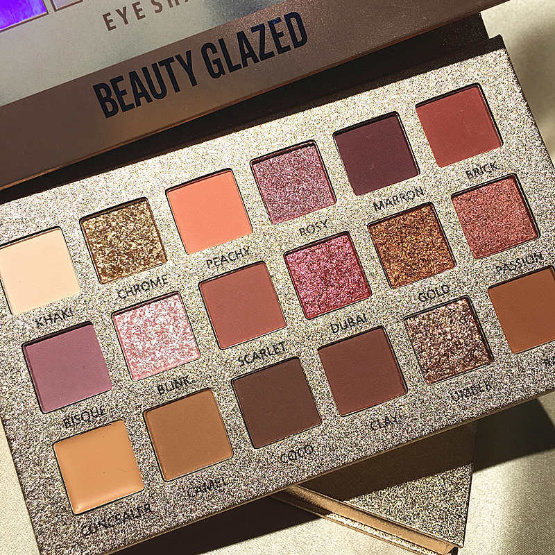 18 color eyeshadow multicolor desert rose eyeshadow tray $57.19 Dana Fashion Color: Color makeup Skin Type: General Efficacy: modification