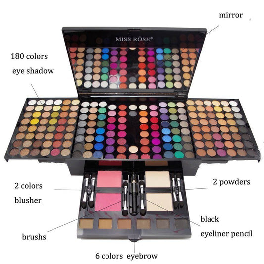180 Colors Eyes Shadow Blush Set Personalized Piano-shaped Makeup Palette Box $134.99 Dana Fashion Color: 004N makeup نظرة عامة: تصميم فريد وأنيق وجميل. مادة جيدة، استخدام مريح. مجموعة متنوعة من الألوان، أي اختيار. معلومات المنتج: المميزات: اللون: كما هو