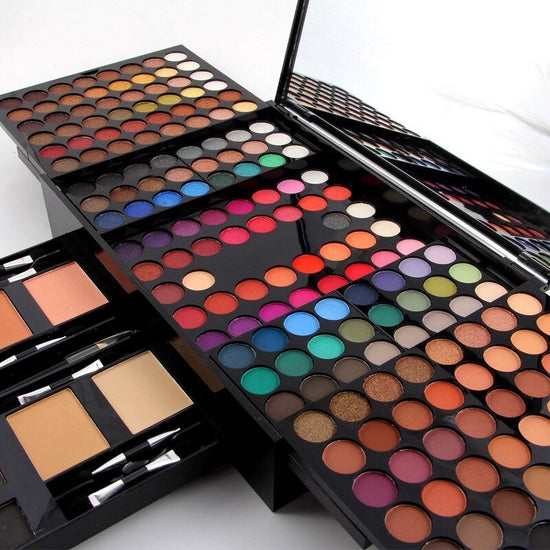 180 Colors Eyes Shadow Blush Set Personalized Piano-shaped Makeup Palette Box $134.99 Dana Fashion Color: 004N makeup نظرة عامة: تصميم فريد وأنيق وجميل. مادة جيدة، استخدام مريح. مجموعة متنوعة من الألوان، أي اختيار. معلومات المنتج: المميزات: اللون: كما هو
