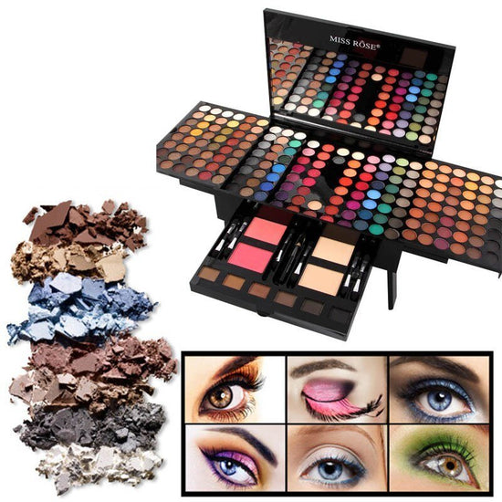 180 Colors Eyes Shadow Blush Set Personalized Piano-shaped Makeup Palette Box $134.99 Dana Fashion Color: 004Y makeup نظرة عامة: تصميم فريد وأنيق وجميل. مادة جيدة، استخدام مريح. مجموعة متنوعة من الألوان، أي اختيار. معلومات المنتج: المميزات: اللون: كما هو
