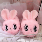 Cute Plush Big Eyes Rabbit Warm Cotton Shoes - DanaFashionstore