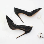 Lace hollow high heels - DanaFashionstore