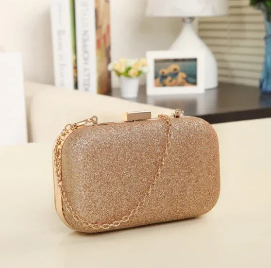 Women Handbag Evening Bags For Party New Women Chain Shoulder Bag Ladies Fashion Gold Clutch Box Bag Women Messenger - DanaFashionstore