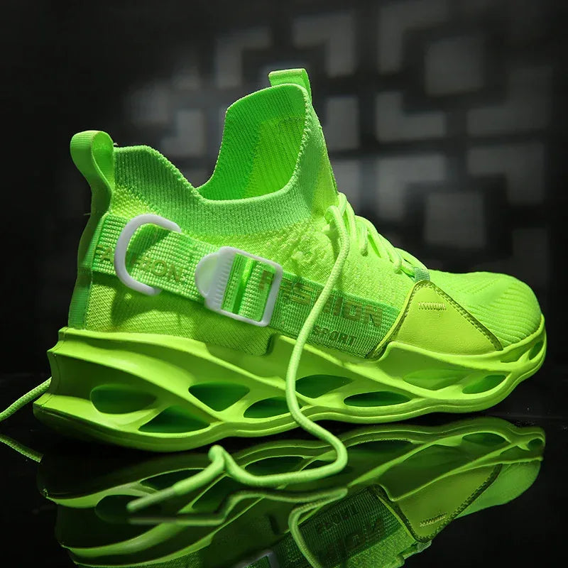 Casual sneakers flying woven mesh shoes - DanaFashionstore