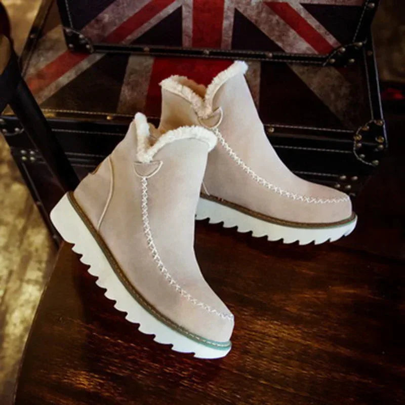 Snow Warm Women's Shoes Plus Velvet Martin Short Boots - DanaFashionstore