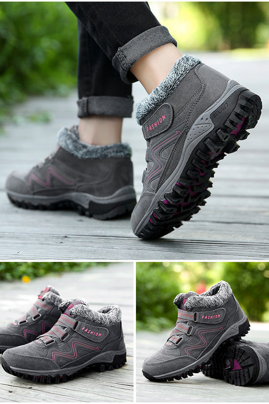 Winter warm and velvet thick couple shoes