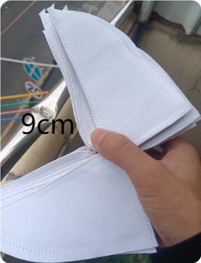 Silvery white 9cm Heel