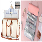 Large Capacity Travel Duffle Bag Women's Handbag Folding Suit Bag Waterproof Clothes Totes - DanaFashionstore