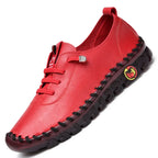 Women's Leather Handmade Beef Tendon Soft Sole Mother Shoes - DanaFashionstore