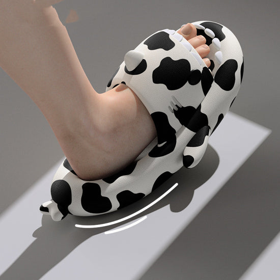 Cow Shark Slippers Women Indoor Home Non-slip