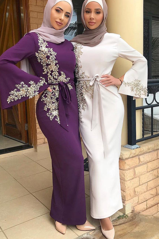 Muslim embroidered dress