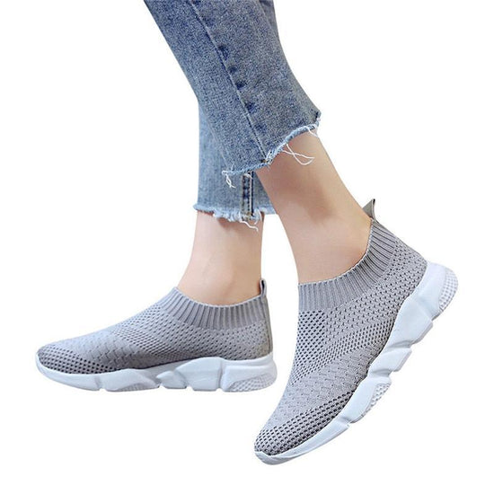 New Outdoors Adults Trainers Running Shoes Woman Sock Footwear Sport Athletic Unisex Breathable Mesh Female Sneakers - DanaFashionstore