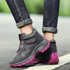 Hiking Shoes For Women Real Leather Non-Slip Outdoor Hiking Boots Trekking Shoes Waterproof Sport Sneakers Camping Sport Shoes - DanaFashionstore
