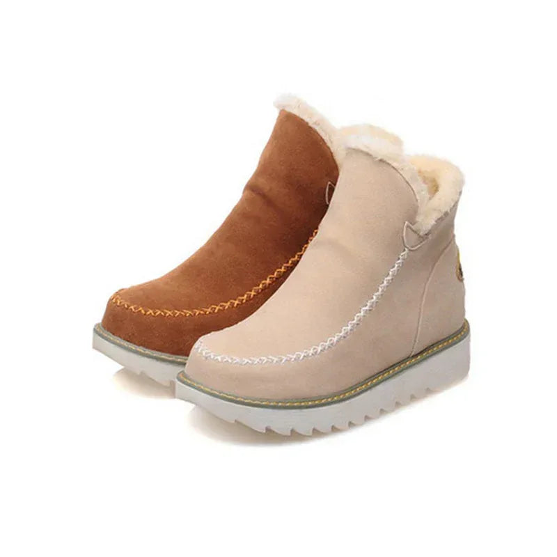 Snow Warm Women's Shoes Plus Velvet Martin Short Boots - DanaFashionstore