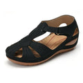 Women's line anti-slip lightweight round toe wedge sandals - DanaFashionstore