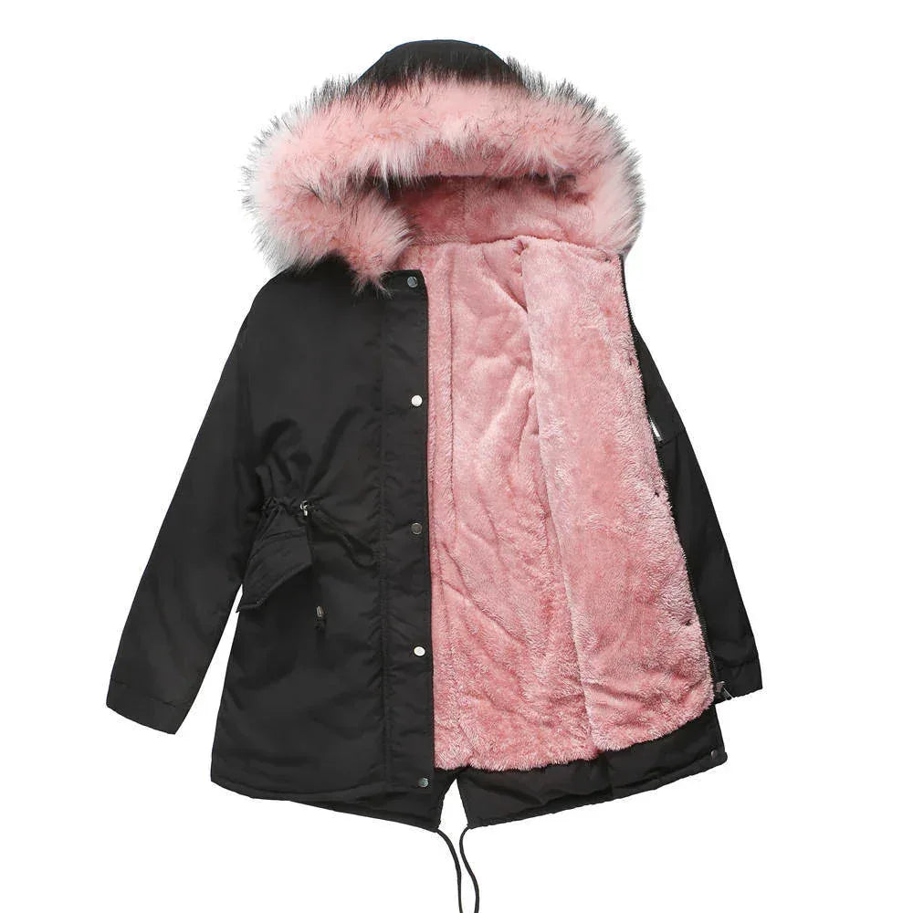 Parka Cotton-Padded Coat 2026 - Mid-Length Hooded Winter Jacket - DanaFashionstore