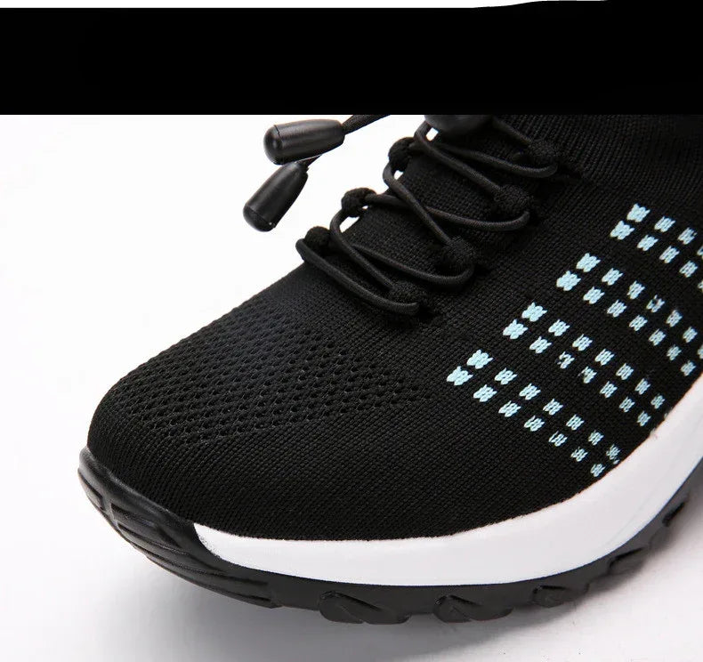 Women's Spring And Summer New Casual Flying Knit Sneakers - DanaFashionstore