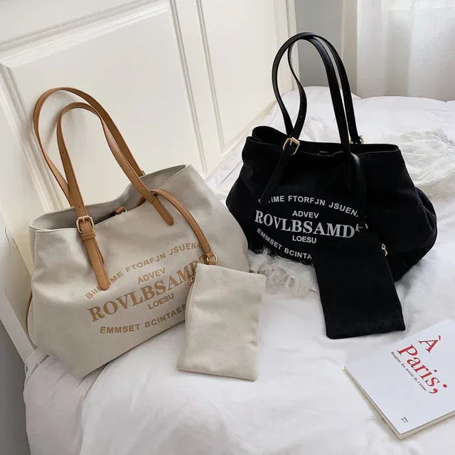 Canvas bag shoulder bag - DanaFashionstore