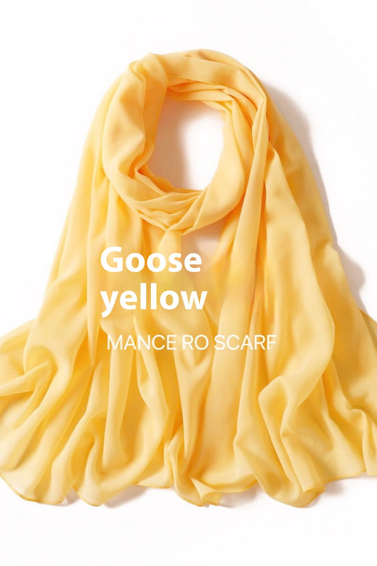 Pure Color Pearl Chiffon Scarf Headcloth Veil Chiffon Scarf