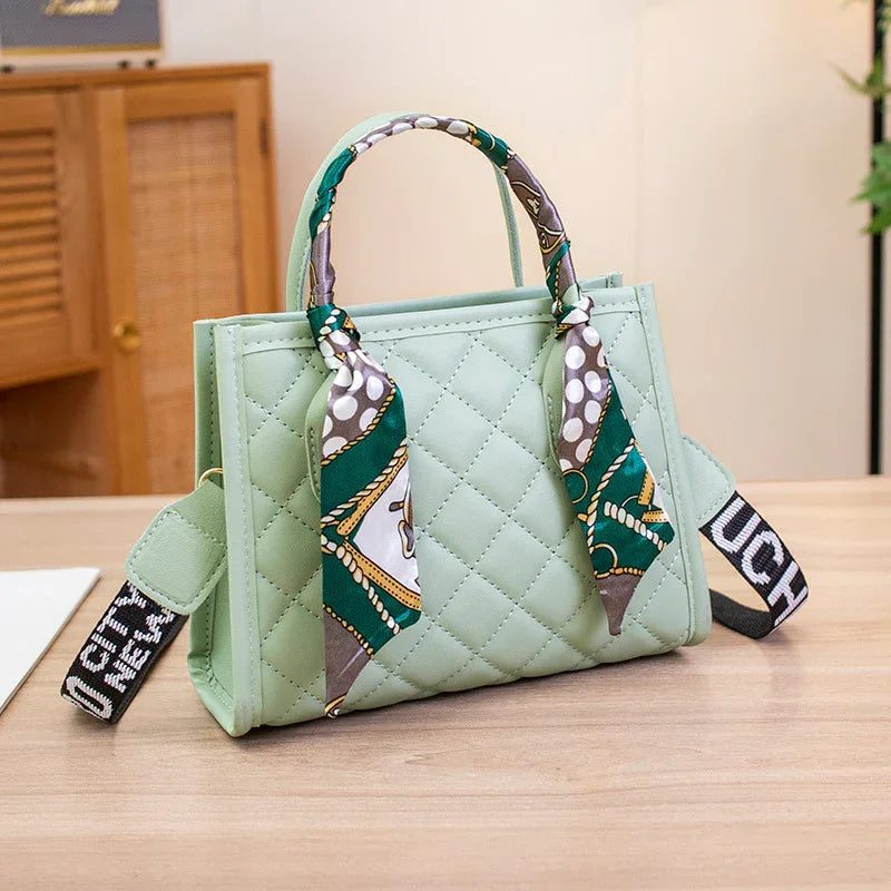 Bag Women's Fashion Silk Scarf Portable Shoulder Crossbody - DanaFashionstore