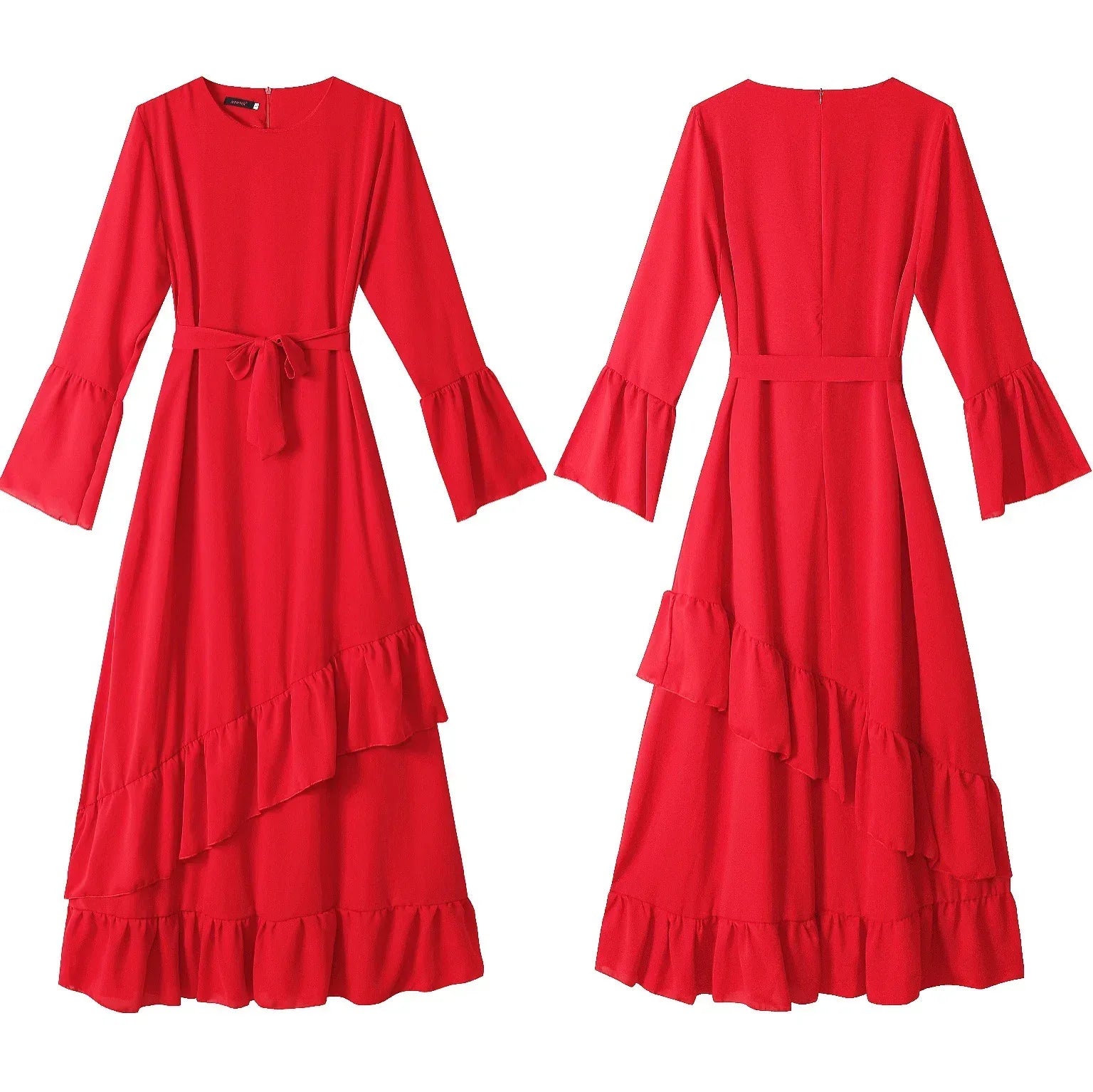 Muslim Long Skirt Dress Arab Robe - Elegant Girly Modest Fashion - DanaFashionstore