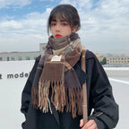 Scarf Female Winter Korean Version of The Wild British Classic - DanaFashionstore