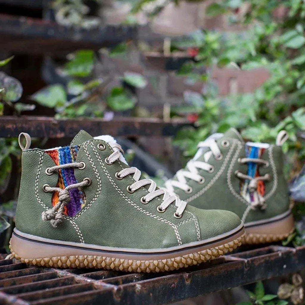 New snow boots women flat heel - DanaFashionstore