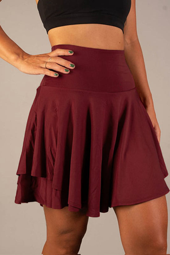 All-match Tutu High Waist Belly Contracting Running Short Skirt Anti-exposure Yoga Skirt