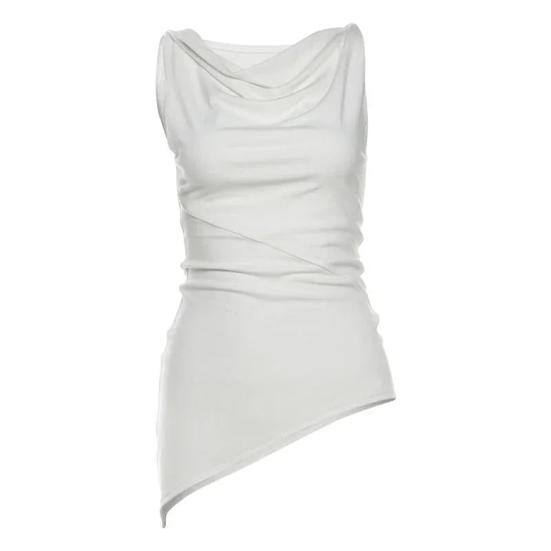 Women's Multi-wear Collarbone Thin Shoulder T-shirt Summer - DanaFashionstore