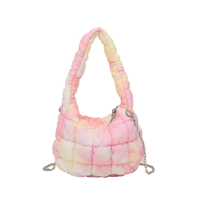 Cloud Bag Bubble Pleated Nylon Puff Handbag - Dana Fashion