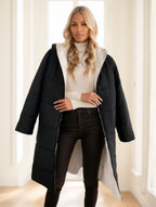 Women's Winter Long Sleeve Zip Up Hooded Cotton Padded Coat 2026 - DanaFashionstore