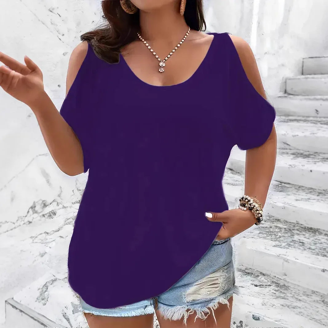 European And American Fashion Elegant T-shirt - DanaFashionstore