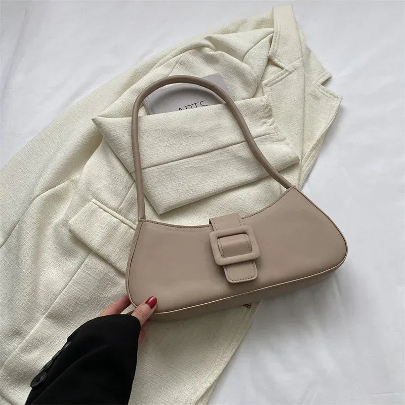 Western Style Shoulder Texture Crossbody Underarm Small Square Bag - DanaFashionstore