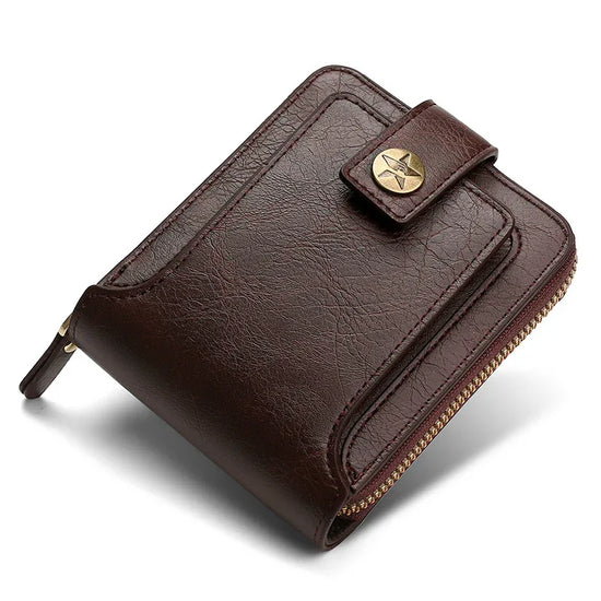 Men's Wallet Retro Horizontal Zipper Change - DanaFashionstore