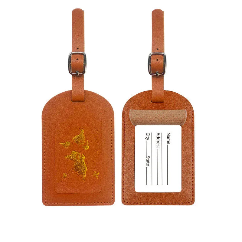 New Products Luggage Tag Leather Name - DanaFashionstore