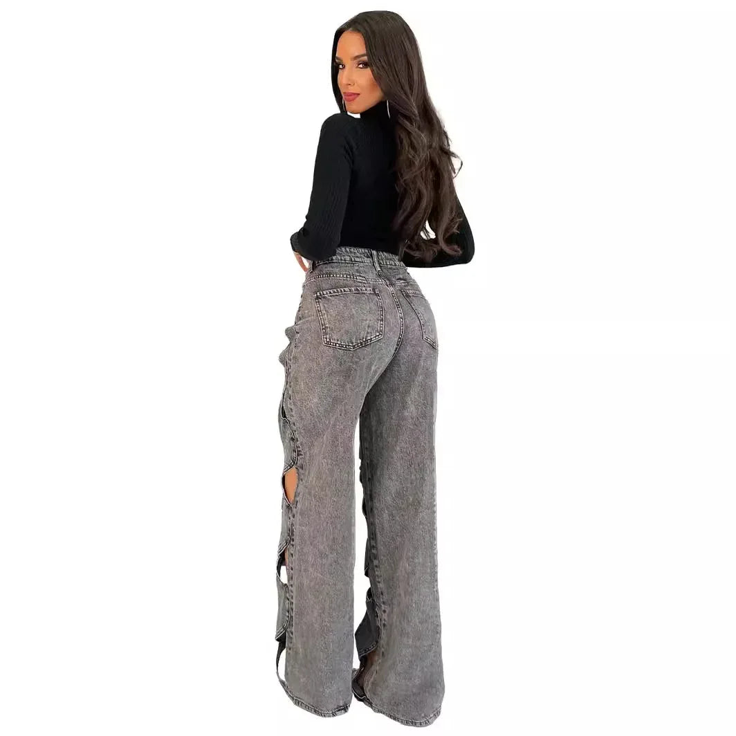 Casual Love Twist Jeans For Women - DanaFashionstore