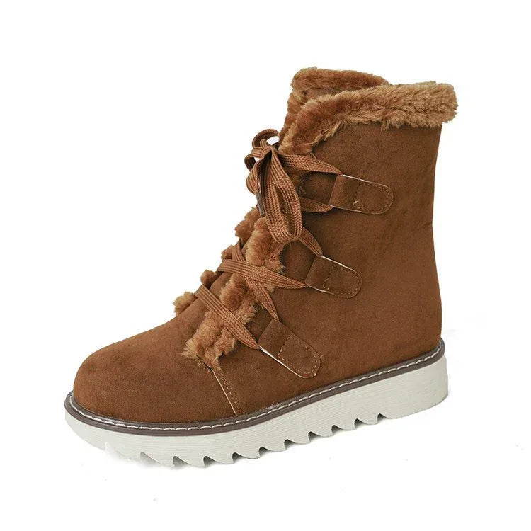 Thick Bottom Fleece-lined Thick Snow Boots Warm - DanaFashionstore