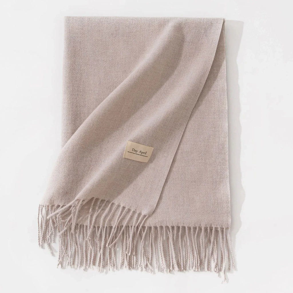 Pure Color Artificial Cashmere Scarf Women's Winter High-grade Shawl - DanaFashionstore