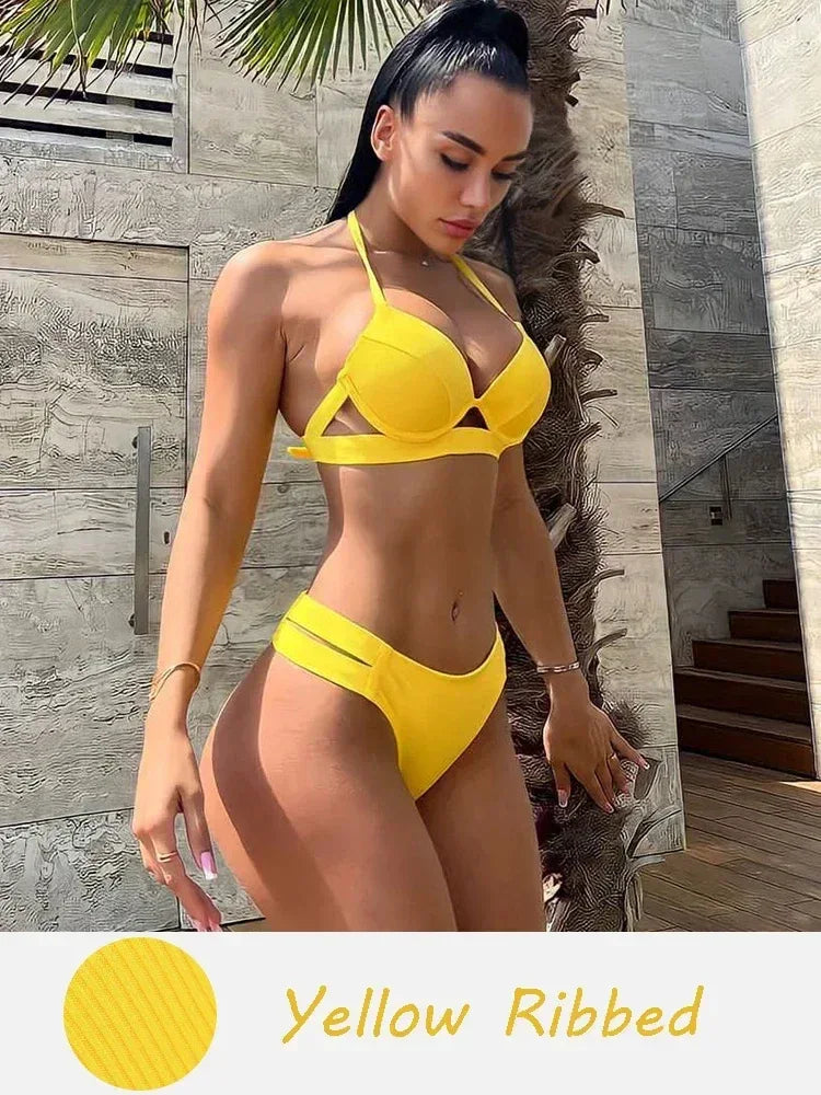 Bikini Backless Skinny New Swimwear Women - DanaFashionstore
