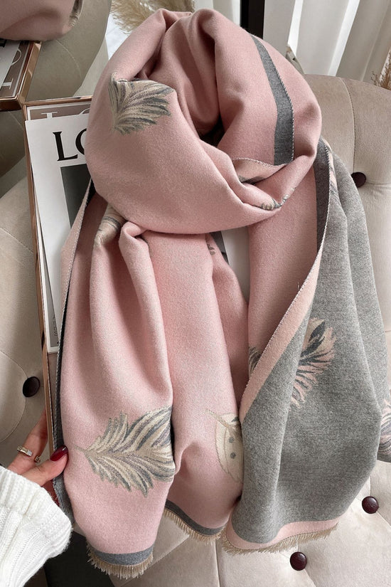 Cashmere-like Short Beard Tassel Thickened Warm Shawl Scarf