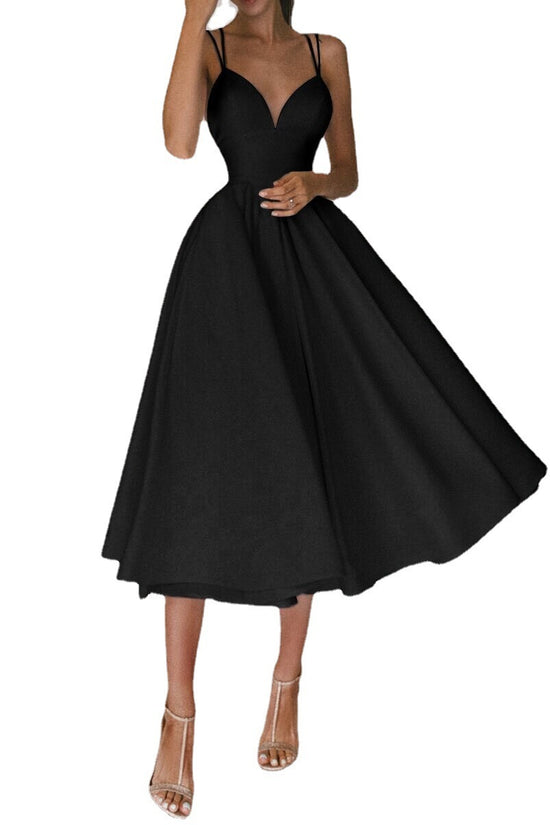 Sexy V-neck Suspender Dress Summer Fashion A-Line Long Dresses For Women