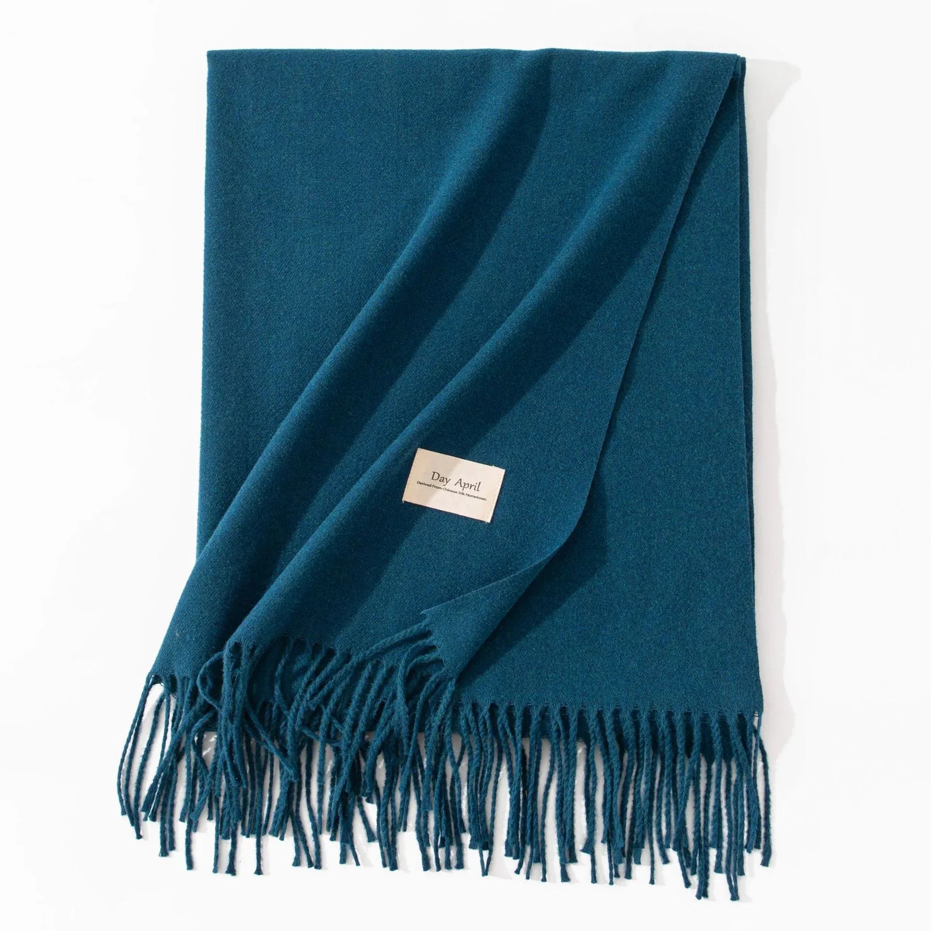 Pure Color Artificial Cashmere Scarf Women's Winter High-grade Shawl - DanaFashionstore