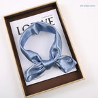 Solid Color Square Scarf Artificial Silk Small Square Towel - DanaFashionstore