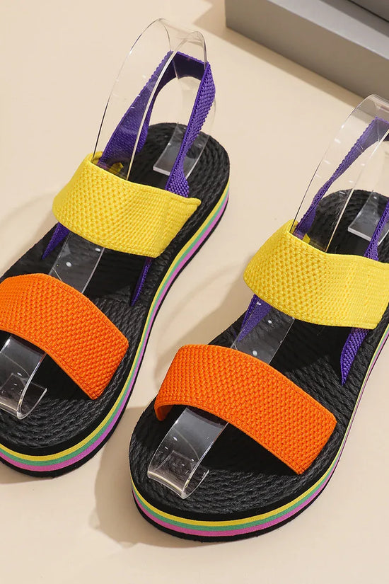 Women's Non-slip Wear-resistant Comfortable Soft Bottom Color Flat Sandals - DanaFashionstore