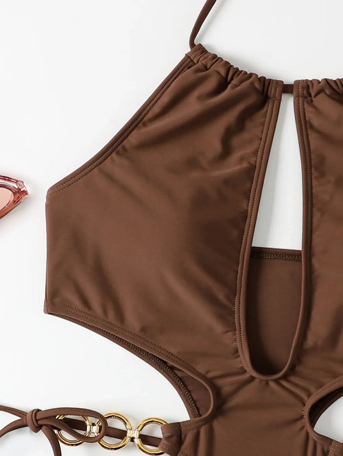 Bikini Ring One Piece Swimsuit - DanaFashionstore