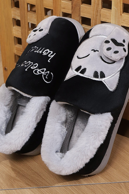 Cotton Slippers Women Platform Bag With Home