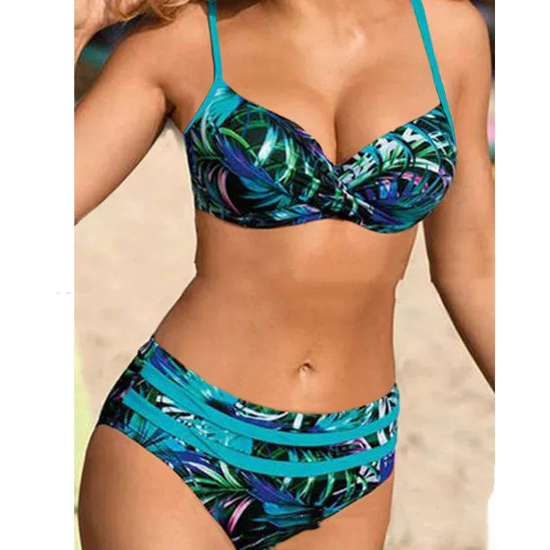 Stylish Two-piece High-waisted Bikini Woman - DanaFashionstore