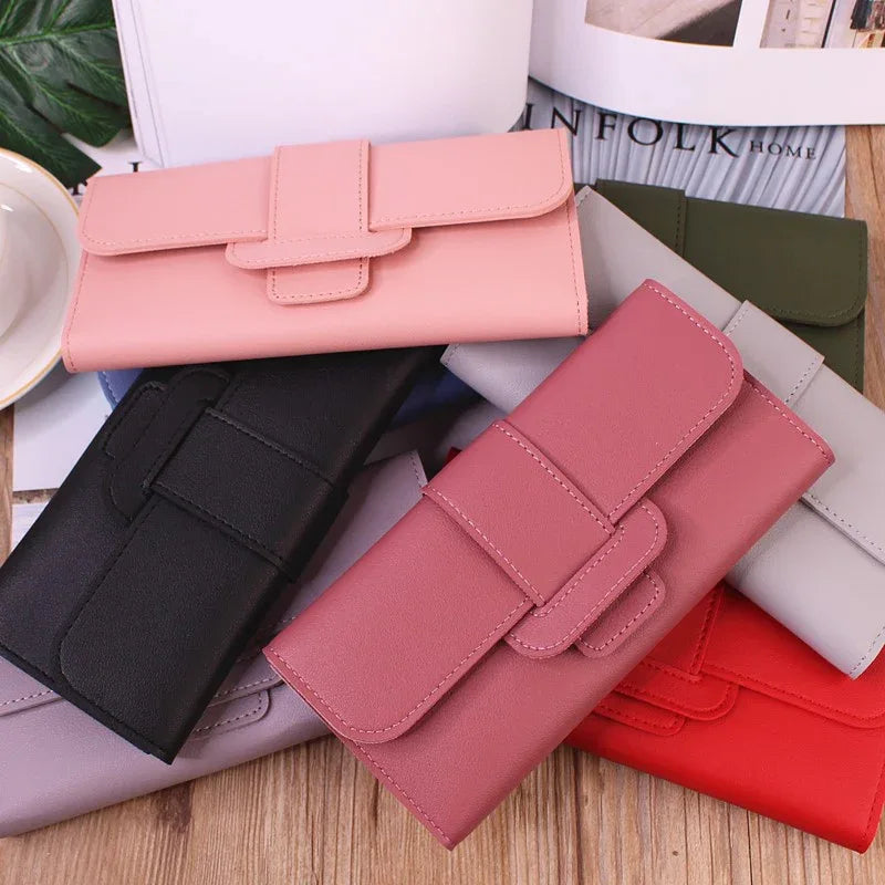 Women's Long Wallet Tri-fold Clutch Large Capacity - DanaFashionstore