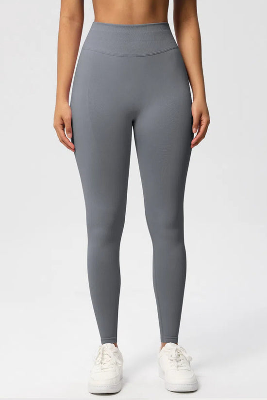 Sexy High Elastic Women's Solid Tights High Waist Workout Yoga Leggings, Scrunch Butt Lifting Elastic Pants, Tummy Control Butt Lifting Workout Yoga Athletic Pants - Dana Fashion